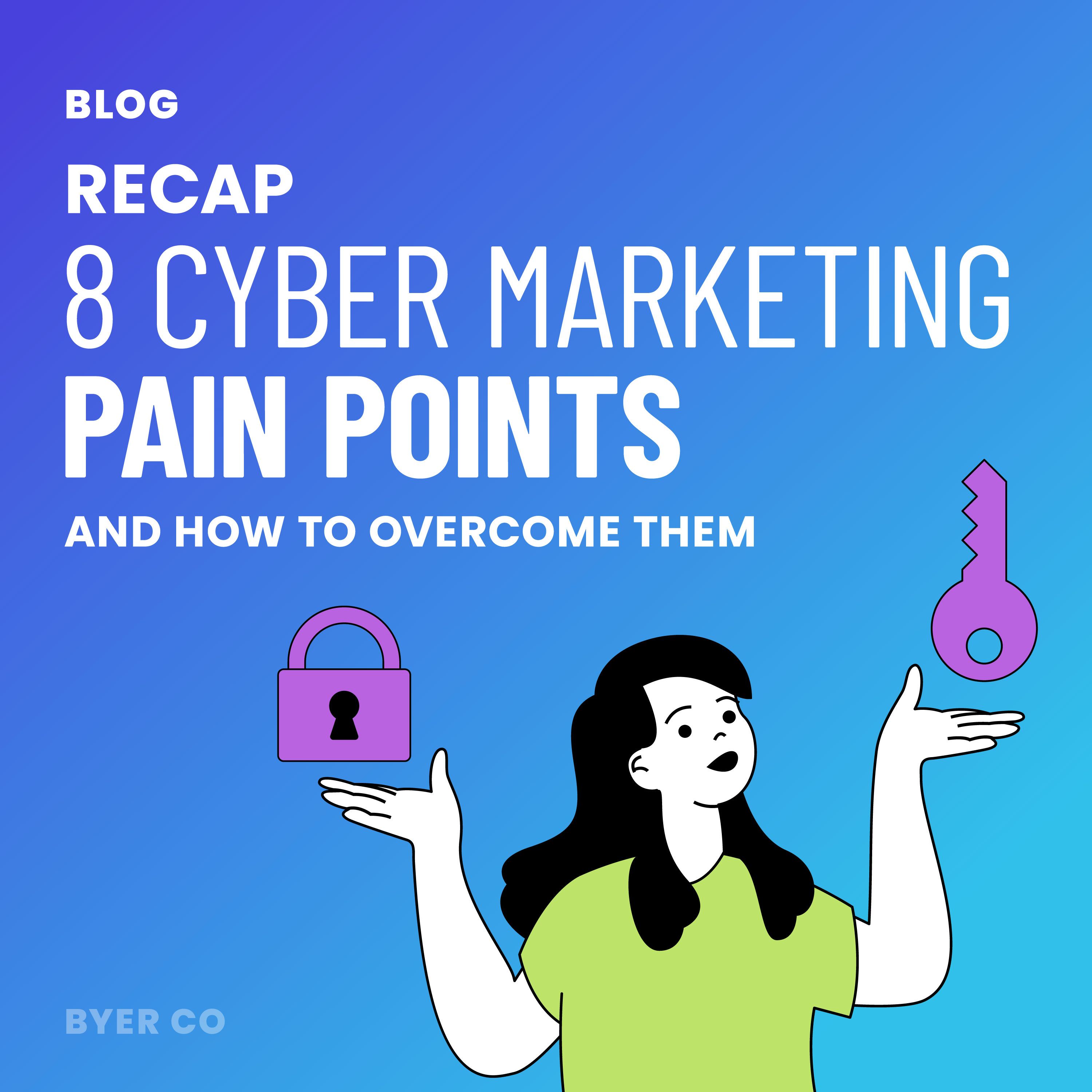 Recap: 8 Cyber Marketing Pain Points and How to Overcome Them episode artwork