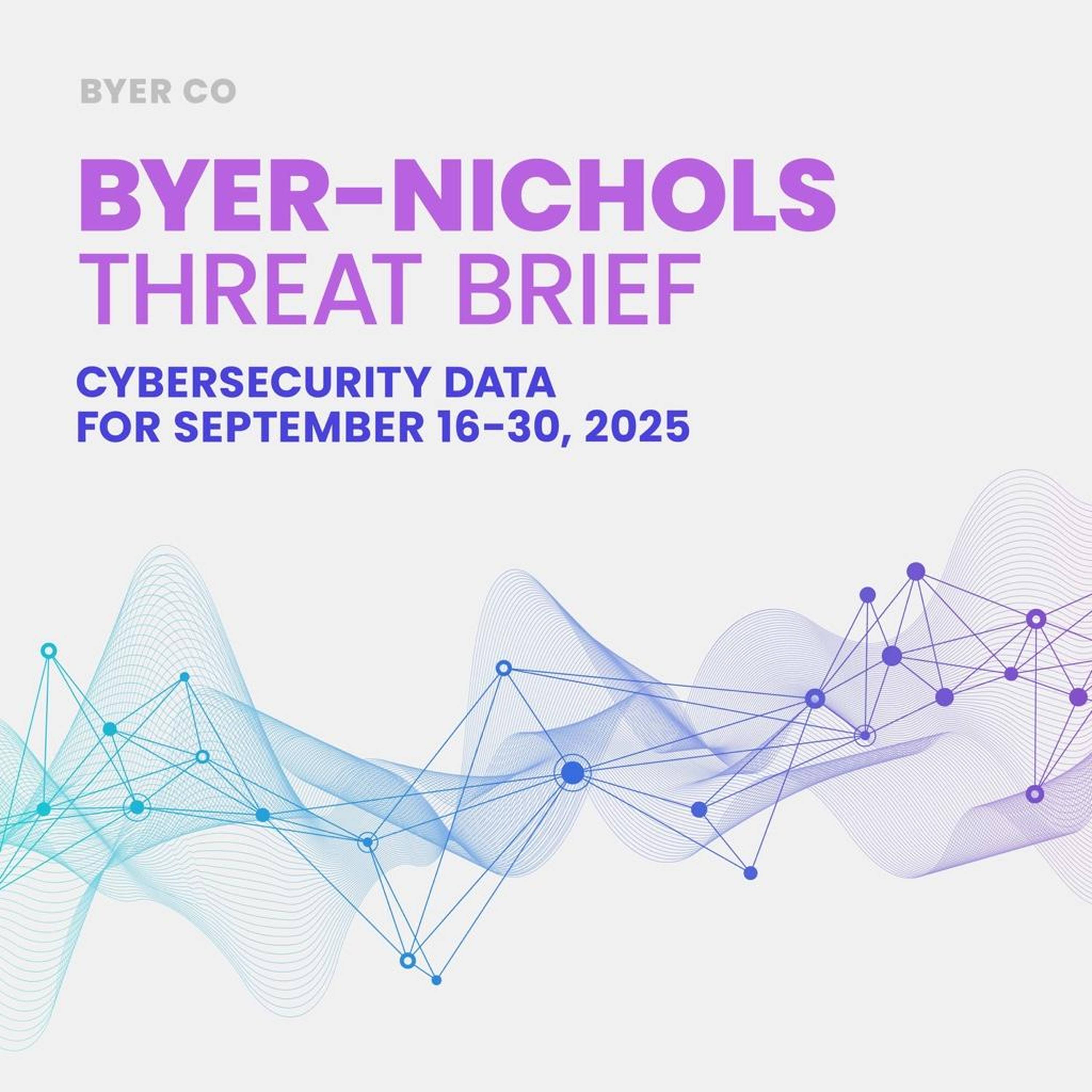 Byer-Nichols Threat Brief: Second Half September 2025 episode artwork